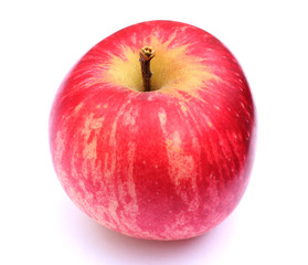 red apple isolated on white background