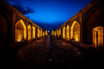 Fotobehang Khaju Brug Khaju-brug in Esfahan, Iran