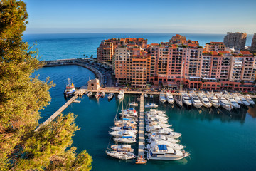 Port de Fontvieille in Monaco