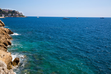 Coast of azure, Nice, France.
