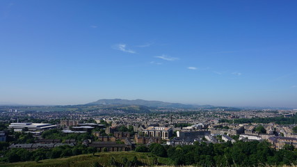 view from arthur's seat, edinburgh