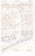 Old Map of Long Island, New York, Fire Island, Brookhaven 1904, U.S.G.S.