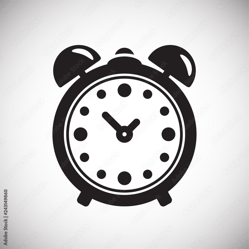 Poster time icon on white background for graphic and web design, modern simple vector sign. internet concep