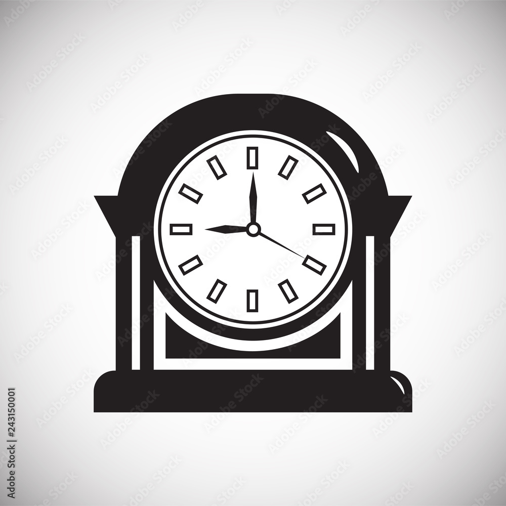 Poster time icon on white background for graphic and web design, modern simple vector sign. internet concep