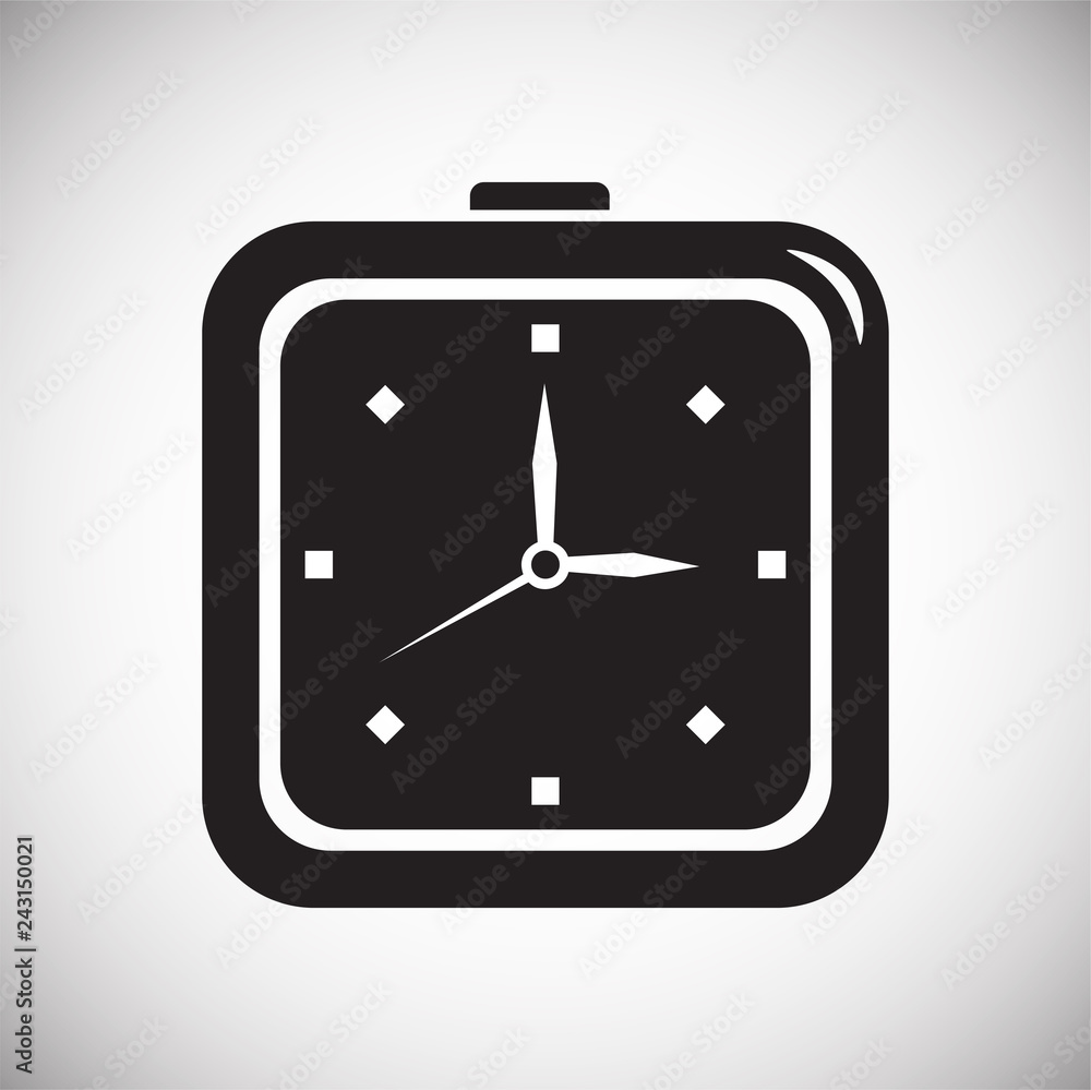 Poster time icon on white background for graphic and web design, modern simple vector sign. internet concep