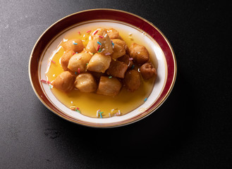 Struffoli . Honey Glazed, Fried