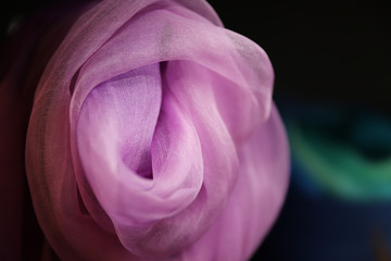  scarf of purple silk