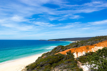 Pinnacles and Long Beach in the Sapphire Coast, NSW Australia