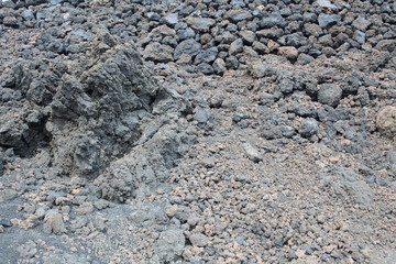 Felsstrukturen am Strand 