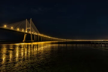 Foto op Plexiglas Vasco da Gamabrug Lisbon Bridge Vasco da Gama