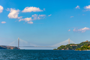 Yavuz Sultan Selim bridge is third bridge on Bosphorus