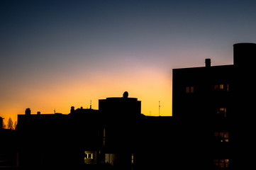 Fototapeta premium Tramonto milanese