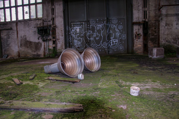 Lost Place garage of railway