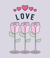 happy valentines day roses