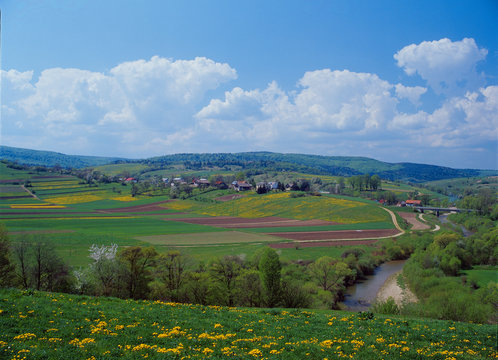 Wiar River, Pogorze Przemyskie, Poland