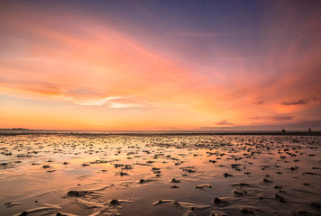 Traumhafte Lichtstimmung an der Nordsee