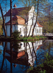 Saint John of Nepomuk Catholic Church (Church On the Water) in Zwierzyniec, Roztocze, Poland