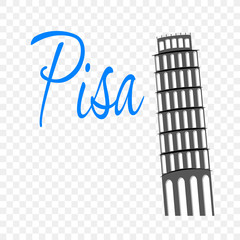 label for travel in Pisa