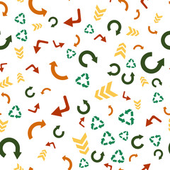 Differnt arrows Seamless vector EPS 10 pattern