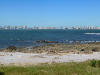 panoramic view of Punta del Este Uruguay