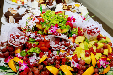 Assortment of fresh fruits
