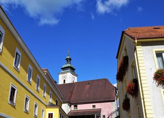 Eine Stadt in österreich