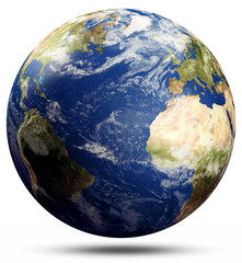 Planet globe - Atlantic