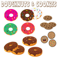 Obraz premium Food-Cookies & Doughnuts