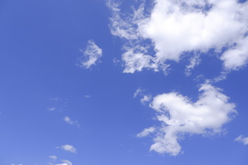 cloud and blue sky background- image.
