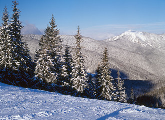 View from Chopok, Tatry mountains, Slovakia