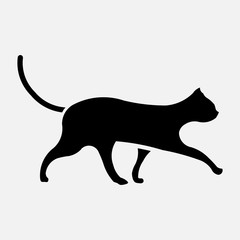 icon black cat, icon cat