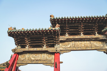 chinese temple roof