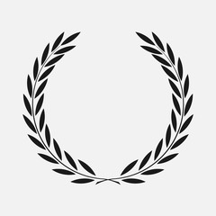 Fototapeta na wymiar icon laurel wreath, spotrs design