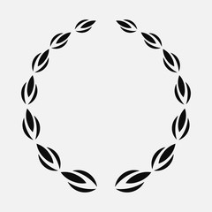 icon laurel wreath, spotrs design
