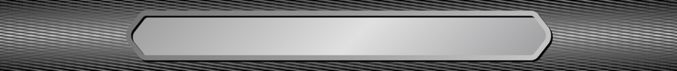 long metal textured banner