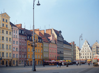 Wroclaw, Poland - September, 2008: Old town, Market Square
