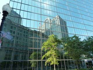 Reflet urbain Boston