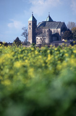 the Romanesque medieval collegiate church in Tum, Leczyca, Poland