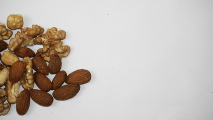 Fototapeta na wymiar mix of nuts 34