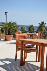 terrace by the sea