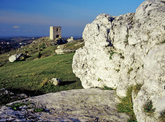 Jura Krakowsko-Częstochowska, zamek w Olsztynie © Maciej