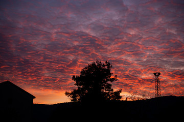 Beautiful sunset in Mostar, Bosnia and Herzegovina - 243178434