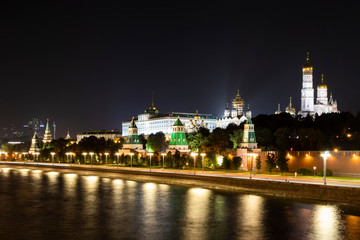 Fototapeta na wymiar Nightly Moscow Kremlin