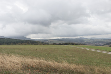 Rhönblick im Herbst