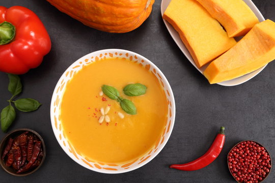 Pumpkin soup.