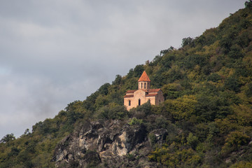 Fototapeta na wymiar Old Ancient Albanian Church at the mountain