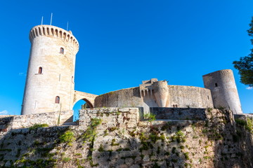 Fototapeta na wymiar Bellver Castle, Mallorca, Balearic islands, Spain