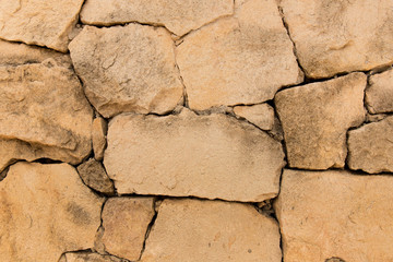 Obraz premium yellow sand stone structure