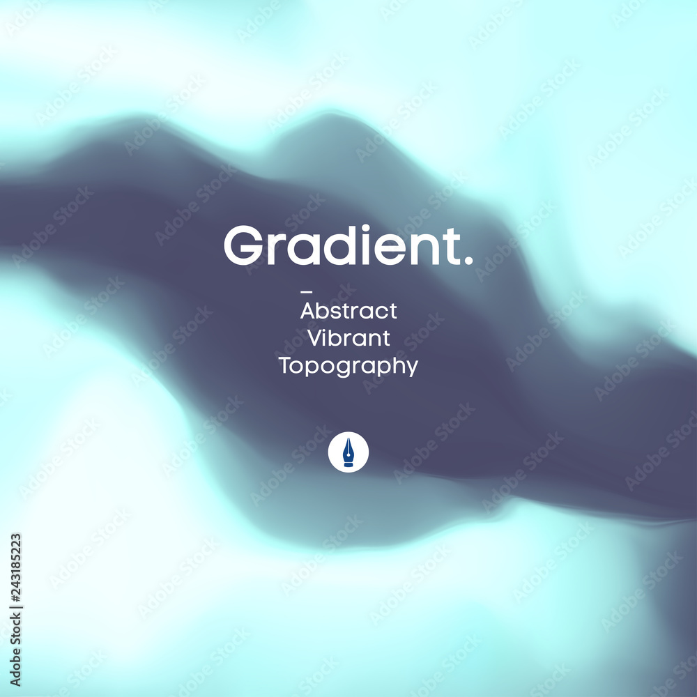 Canvas Prints fluid gradient background design. futuristic liquid abstract colorful wallpaper. eps 10