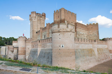 Fototapeta na wymiar Castillo de la Mota, Medina del Campo, Valladolid